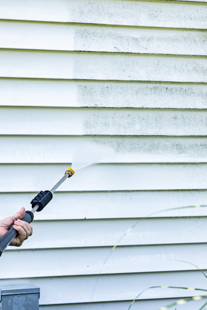 Power Washing Home Exterior