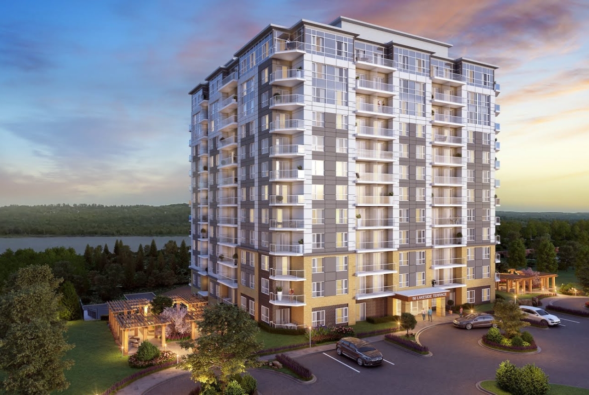56 Lakeside Terrace Unit #410, Barrie. Brand New 1 Bed 1 Bath Condo for Lease